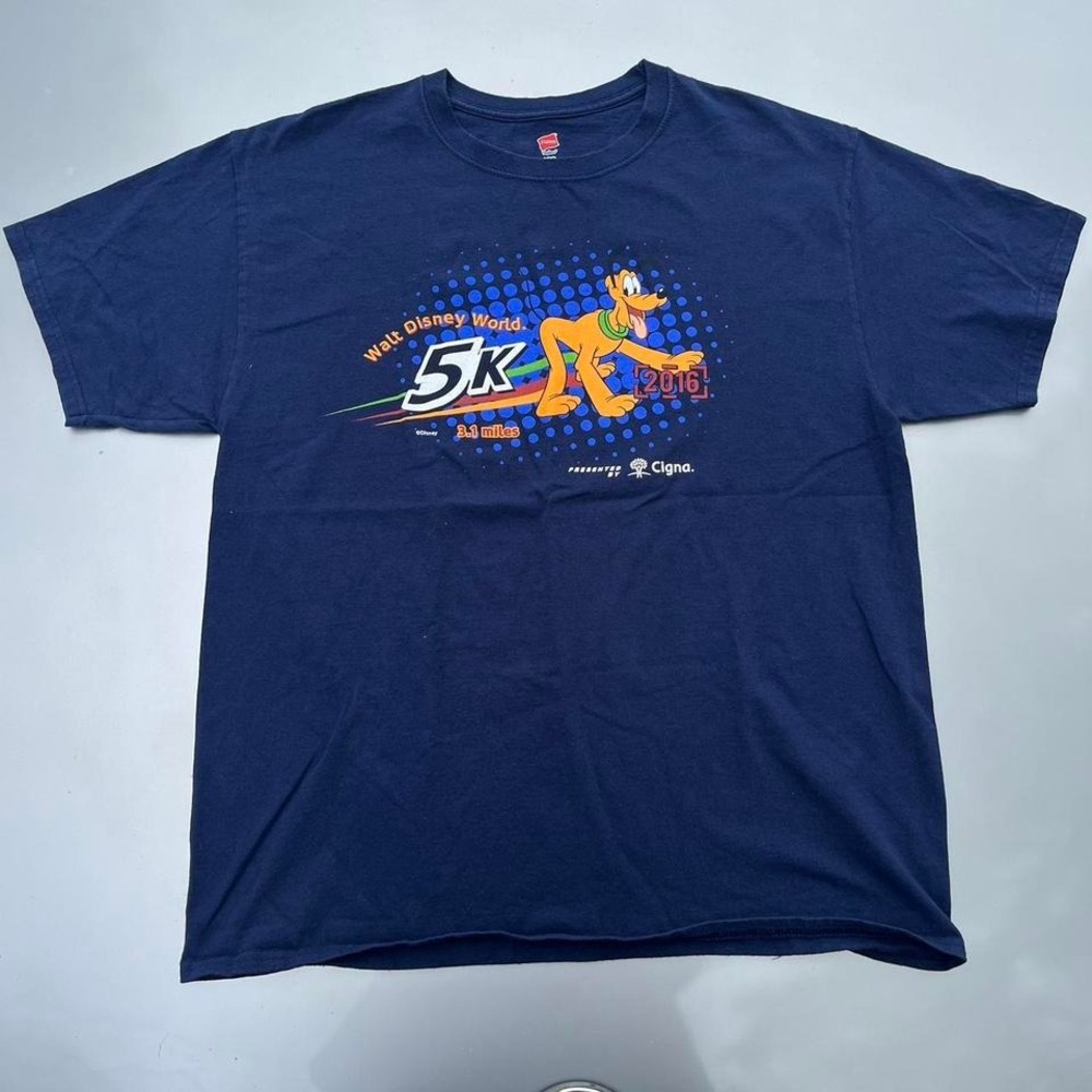 Walt Disney world 5k Pluto Micky Mouse Tshirt